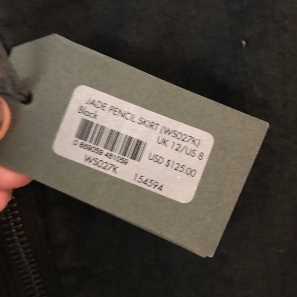 Allsaints Jade Pencil Skirt size 8 NWT - Picture 3 of 7
